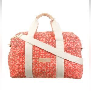 India Hicks Riviera Duffel - Poppy Red - NEW